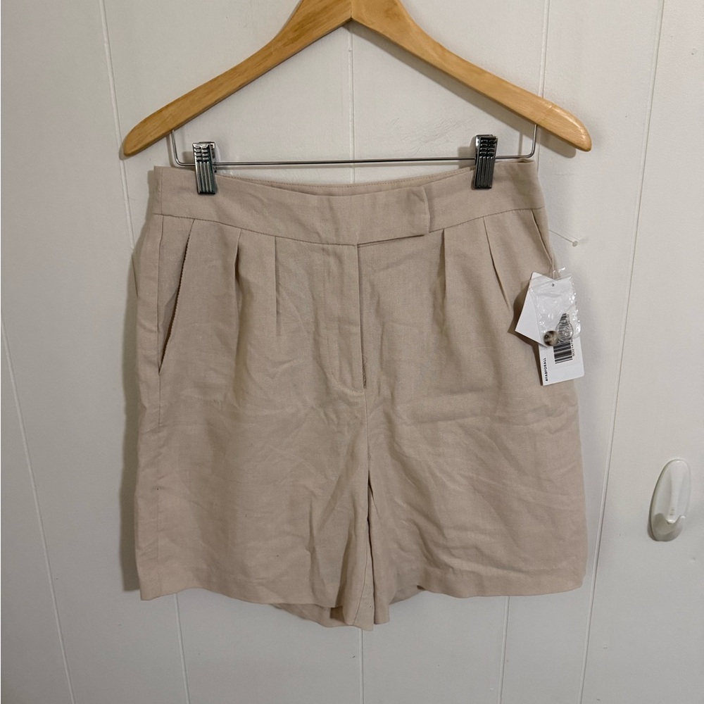 JustFab Beige Women's Bermudas